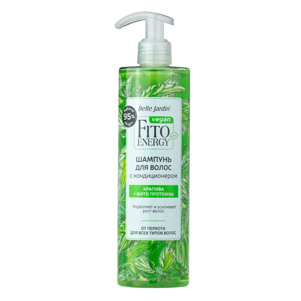 Hiusshampoo ”Vegan Fito Energy” nokkosuutteella 400ml