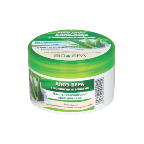 Daily regenerating face cream “BJ” with Aloe vera, Collagen and elastin 200ml