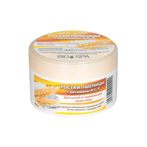 Face cream “BJ” with Wheat Sprots Oil & vitamins А, С, Е 200ml