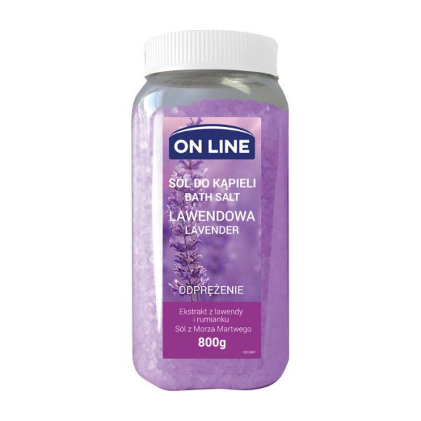On Line Relaxing Bath Salt with Lavender 800g