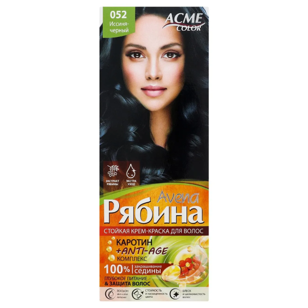 Hiusväri ”Acme color Rjabina Avena”, 052 sienna-musta