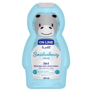 Laste kosmeetika Šampoon ja dušigeel 3in1 lastele “OnLine-Cream”