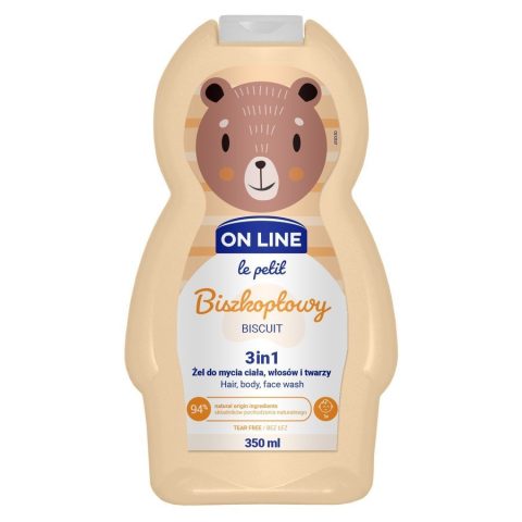Šampoon ja dušigeel lastele 3in1 “OnLine-Biscuit”, küpsis