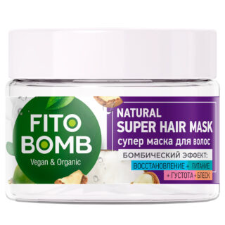 FitoBomb Super juuksemask argaania-, avokaado-, jojobaõliga