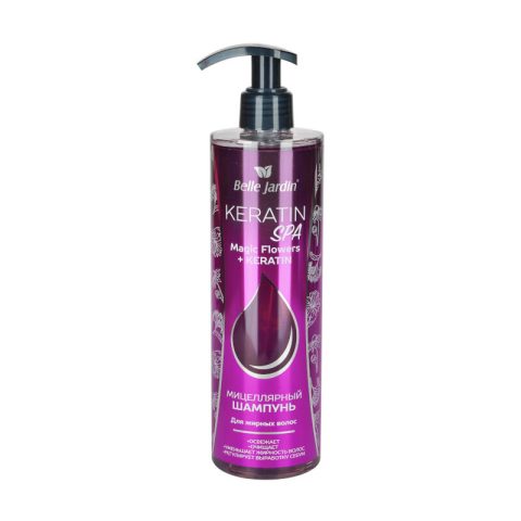 Shampoo “Keratin SPA Magic Flowers”, for oily hair 400ml
