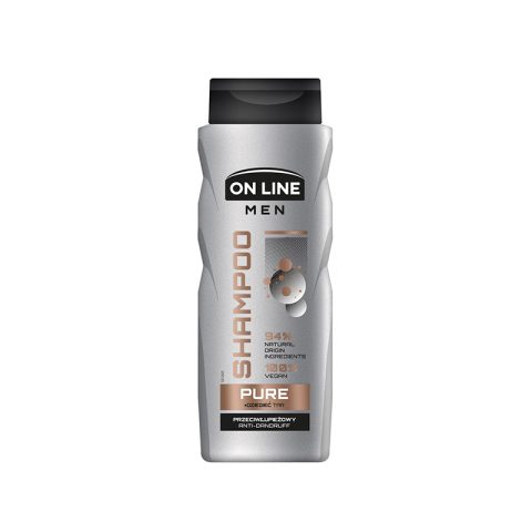 On Line Men Pure Shampoo with tar – dandruffy hair 400ml