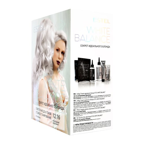 Juuksehooldus Juuksevärvi komplekt “White Balance” 12.16 Luksuslik teemant