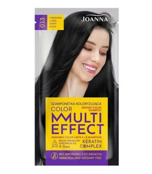 Tooniv šampoon Joanna Multi Effect 35 g, 013 Ebony Black
