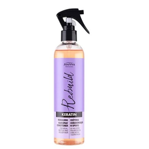 Suihkutettava suihke ”Joanna Professional Keratin”, heikoille hiuksille 300ml