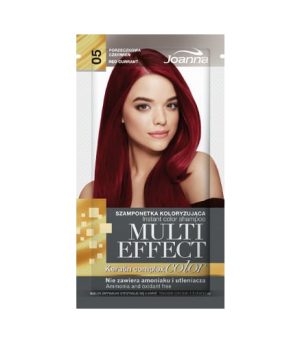 Tooniv shampoon Joanna Multi Effect 35 g, 05 Red Currant