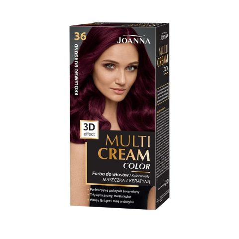 36 Joanna Multi Cream Color краска для волос Royal Burgundy 100 мл