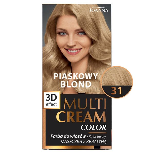 31 Joanna Multi Cream Color краска для волос Sandy Blond 100 мл