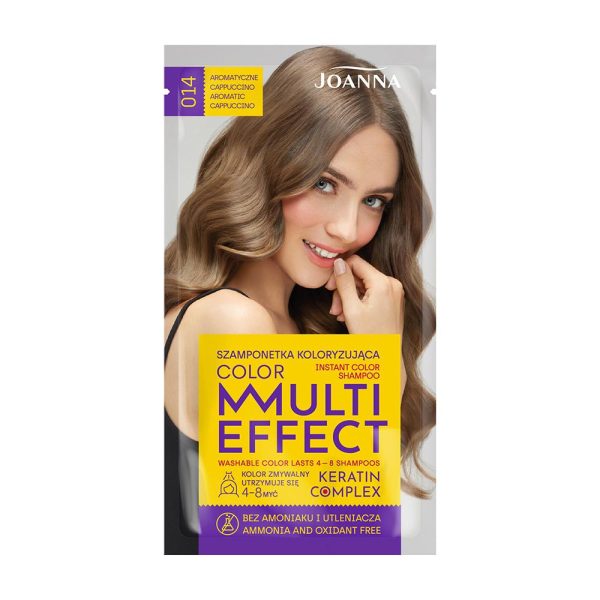 Tooniv šampoon Joanna Multi Effect 35 g, 014 Aromatic Cappuccino