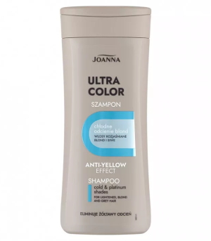 Šampoon juustele "Joanna Ultra Color", heledatele ja hallidele juustele 200ml