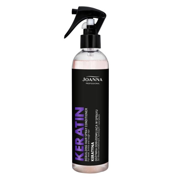 Suihkutettava suihke ”Joanna Professional Keratin”, heikoille hiuksille 300ml
