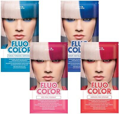 Joanna Fluo Color juuste šampoon värvimiseks,roosa 35g