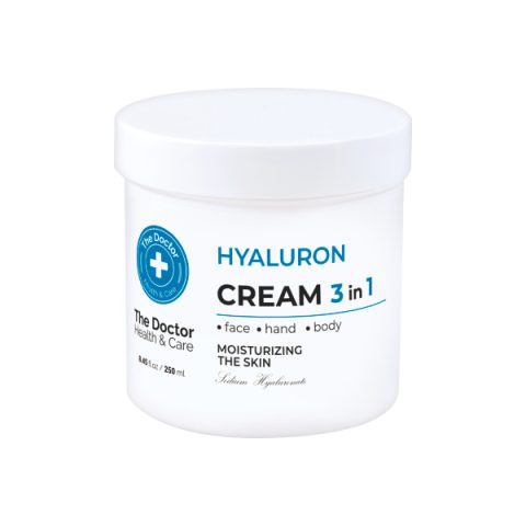 Cream “Home Doctor” 3 in 1 for body, face, hands with hyaluronic acid 250ml