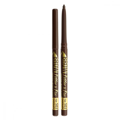Механический карандаш для бровей Luxvisage Brow Filler & Fix 503 шоколад