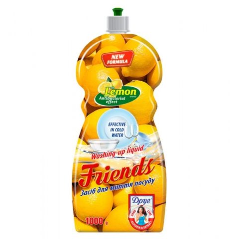 Моющее средство для посуды “Friends”, c лимоном