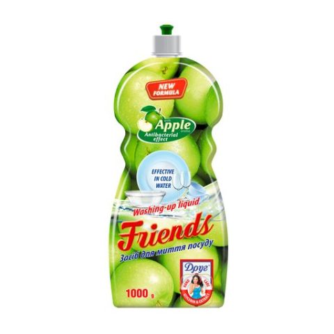 Friends dishwashing liquid with apple aroma 500ml