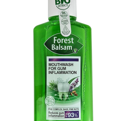 Suuvesi ”Lesnoi Balzam” , jossa on seetripuun ja salviauutetta 400ml (UA)