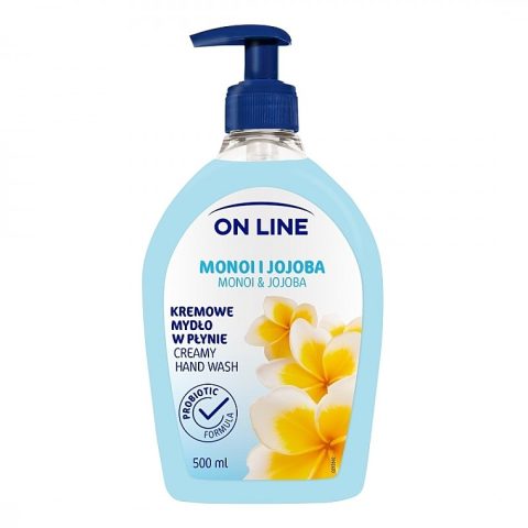 Жидкое мыло с дозатором “On Line Monoi&Jojoba” , 500 мл