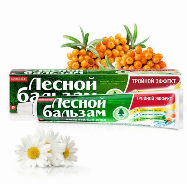 Hammastahna ”Lesnoi balzam”, ”Total kompleks ”, kamomilla 75ml (UA)