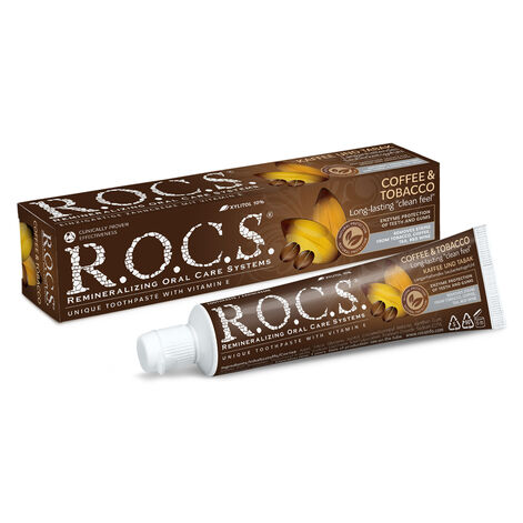 Toothpaste R.O.C.S.® Coffee & Tobacco 60ml