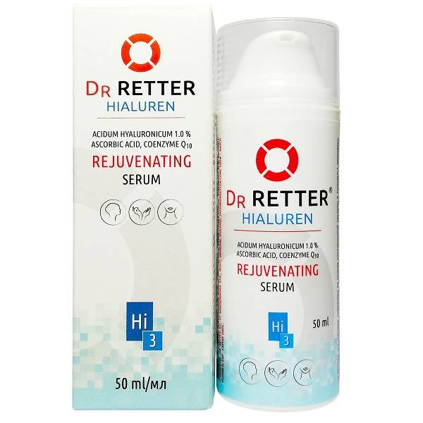 Dr. RETTER® Hi.3. Hyaluronihapon nuorentava seerumi hyaluronihapolla 50ml Dr. RETTER® Hi.3. Hyaluronihapon nuorentava seerumi hyaluronihapolla 50ml