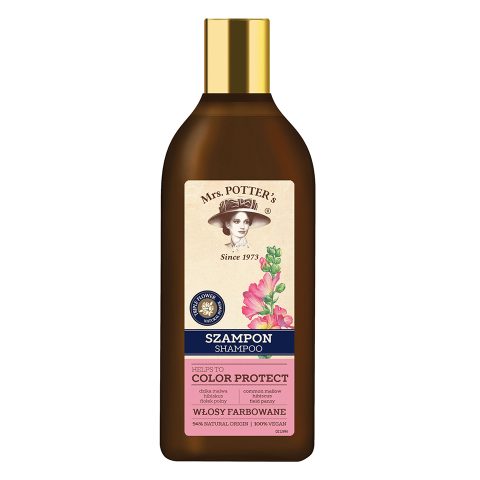 Šampoon Mrs Potters “Triple Flower Color Protect”,värvitud juustele 390ml