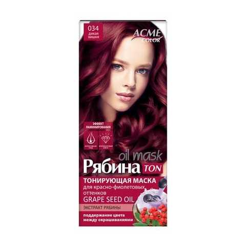 Acme-Color Hair Care (Ryabina) Ton Oil Mask 034 wild cherry 30ml