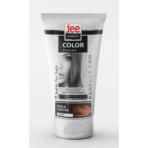 Sävyttävä hoitoaine ”Jee Cosmetics” 537, kultainen kahvi 150ml
