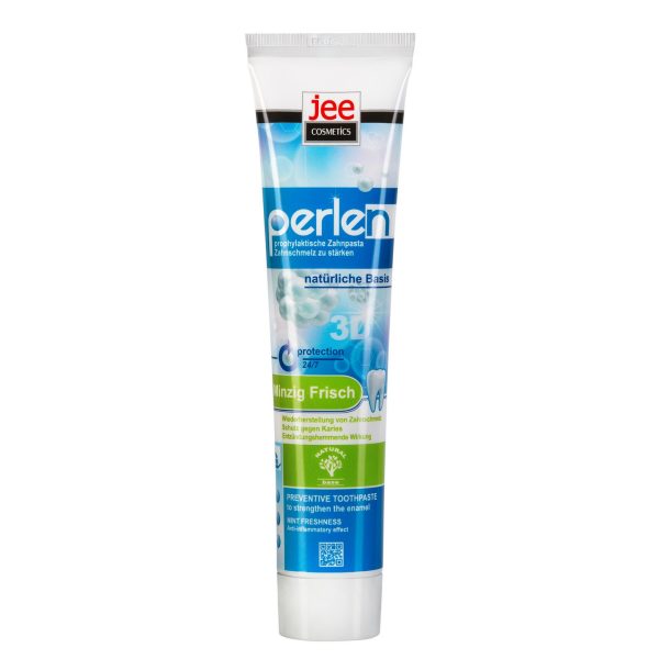 Hammastahna Jee Cosmetics ”Perlen”, hammaskiilteen vahvistamiseen 125 ml