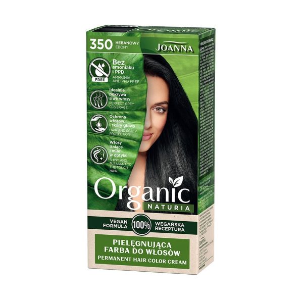 Крем-краска для волос Joanna Naturia Organic, 350 Черный