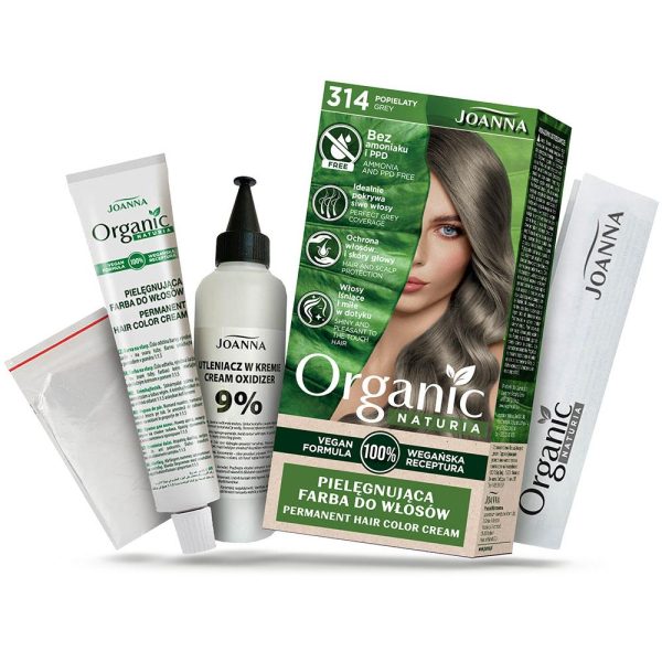 Juuksevärv Joanna Naturia Organic, 314 Grey