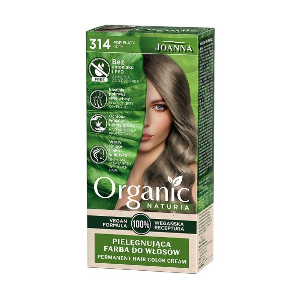 Juuksevärv Joanna Naturia Organic, 314 Grey