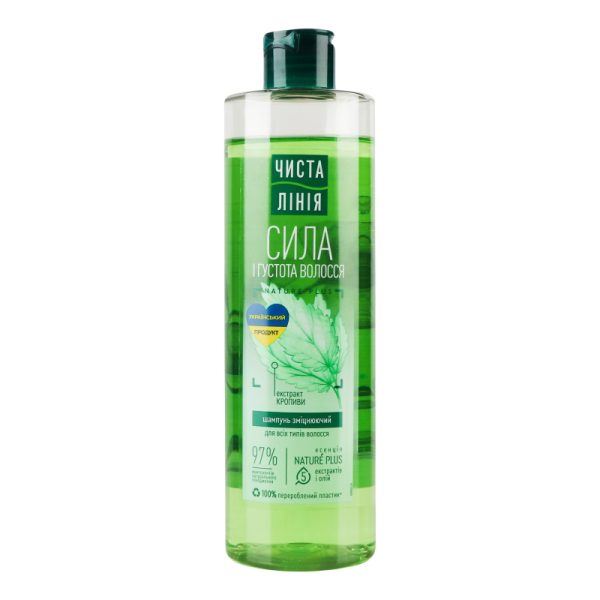 Shampoo hiuksille ”Pure Linseed”, nokkonenuutteella 390 ml (UA)