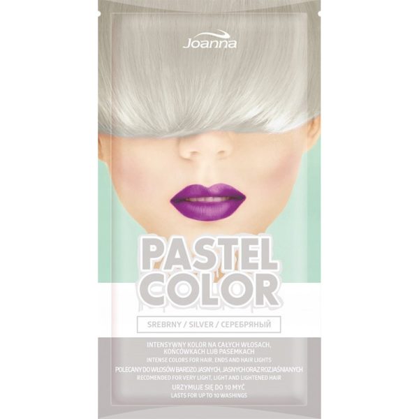 Оттеночный шампунь для волос “Joanna Pastel Color”, серебристый 35g