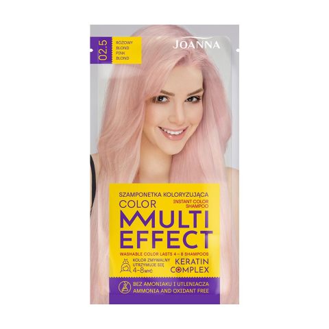 Color Shampoos Joanna Multi Effect 35 g, 02.5 Pink blond