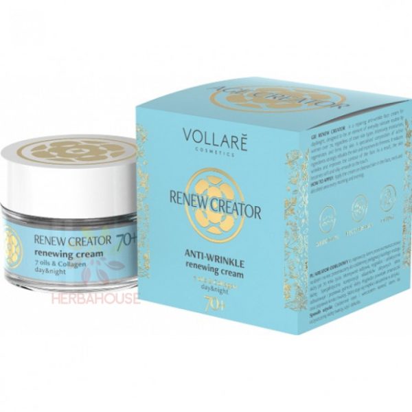 Anti-wrinkle face cream Vollare 60+ for day&night 50ml