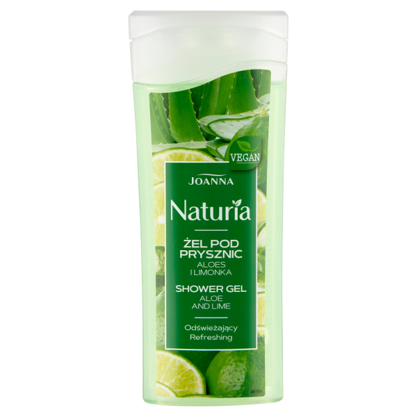 Shower gel”JOANNA` NATURIA BODY” with aloe and lime 100ml