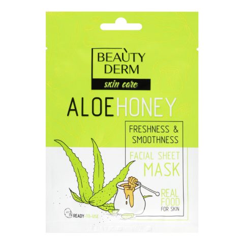 Sheet mask “Beautyderm Aloe Honey”, 25 ml