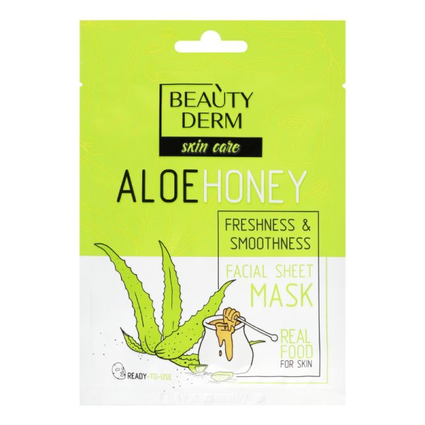 Sheet mask “Beautyderm Aloe Honey”, 25 ml