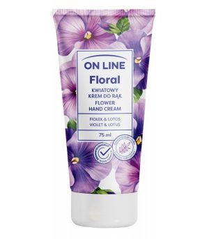 Kätekreem "On Line Floral Violet & Lotus" 75 ml