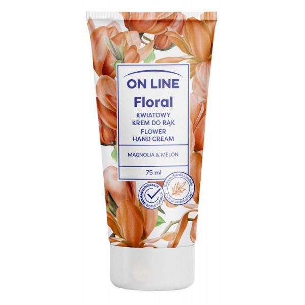 Крем для рук “On Line Floral Magnolia & Melon” Магнолия и дыня 75 мл