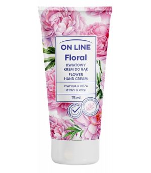 Kätekreem "On Line Floral Peony & Rose" 75 ml