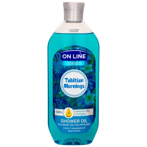 On Line Senses Shower Oil Tahitian Mornings 500ml