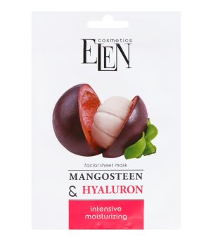 Kangasmask näole "ELEN cosmetics", Mangustanipuu ja hüaluroonhape 25 ml