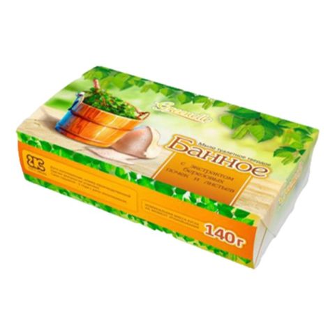 Special soap “Bath” with birch bud and leaf extract 140g
