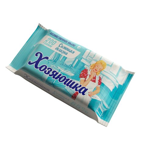Laundry soap “Hozyayushka” 65% shining whiteness 200g
